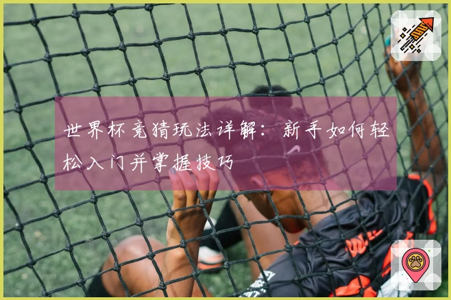 世界杯竞猜玩法详解：新手如何轻松入门并掌握技巧
