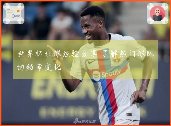 世界杯让球经验分享 了解热门球队的赔率变化